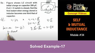 Class 12 Physics  Self amp Mutual Induction  34 Solved Example17 on Self amp Mutual Inductance [upl. by Eivad]