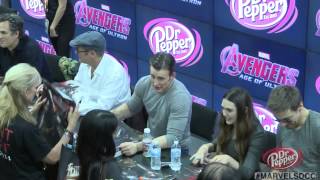 Watch the FULL Marvels The Avengers Signing at ComicCon 2014 [upl. by Yelssew]