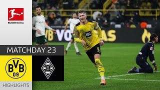 Borussia Dortmund  Borussia Mgladbach 60  Highlights  Matchday 23 – Bundesliga 202122 [upl. by Sinoda]