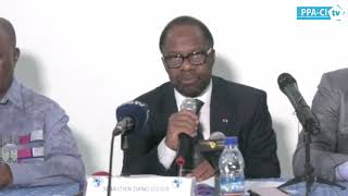 CONFERENCE DE PRESSE DE PPACI RELATIVE A LENROLEMENT  PROPOS LIMINAIRE [upl. by Enisamoht]