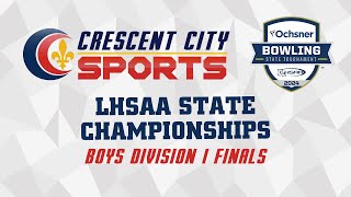 Crescent City Sports Prep Bowling  LHSAA Championships Div I Boys Finals [upl. by Sueddaht]