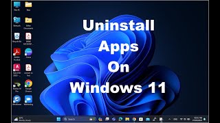 How to uninstall Apps On Windows 11 windows11 windows [upl. by Sanders]