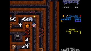 Gauntlet Arcade Longplay 1985 Atari Games 2 Players Japanese rev 2 [upl. by Saraann]