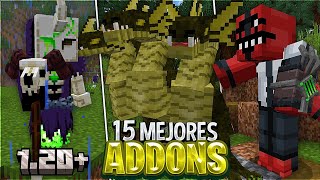 Top 15 MEJORES ADDONS Para MINECRAFT PE 120 BedrockPE ADDONS PARA MINECRAFT BEDROCK 120 [upl. by Durware]