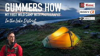 FIRST WILD CAMP  Gummers How Wild Camp and Photography in 4K  Lake District  Review  DJI Mini 3 [upl. by Sadinoel]