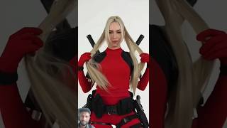 The Lady DeadPool count cosplay deadpool movie reaction hangerbanger marvel cosplayer shorts [upl. by Otto234]