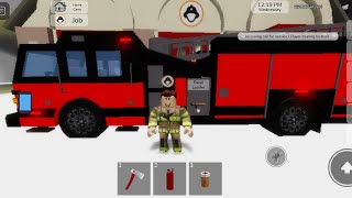 Being A Firefighter In Brookhaven Roblox [upl. by Baram593]