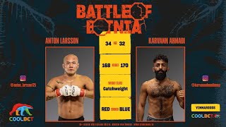 Battle of Botnia 11 Anton Larsson vs Karvann Ahmadi [upl. by Airekal]