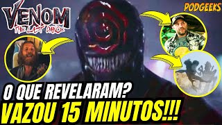 URGENTE VAZOU 15 PRIMEIROS MINUTOS DE VENOM 3 THE LAST DANCE O QUE FOI REVELADO [upl. by Ajaj]