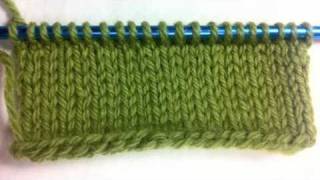 How to Knit The Single Cast On Left Handed [upl. by Shantee]