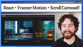 Create a Horizontal Scroll Carousel in React with Framer Motion [upl. by Roxanna]