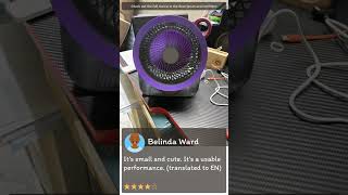 Review Aliexpress KINSCOTER Multifunctional Electric Fan Circulator Wireless Portable Home Quiet [upl. by Eecyak514]