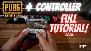 PubG Mobile with PS5 Controller XBOXSWITCH FULL TUTORIAL 2024 NO PCNOROOTNOBAN EASY TUTORIAL [upl. by Avehs634]