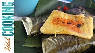 How to Make Guatemalan Tamales  Tamales Guatemaltecos  Hilah Cooking [upl. by Rovit]