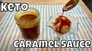 Keto Caramel Sauce  Only 1g Net Carbs per Tablespoon [upl. by Adamson560]