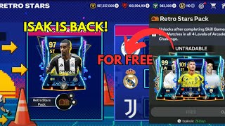 FREE 99 ICON amp 101 RONALDO ISAK IS BACK IN FC MOBILE 24  RETRO STARS IN EAFC MOBILE 24 [upl. by Hedveh]