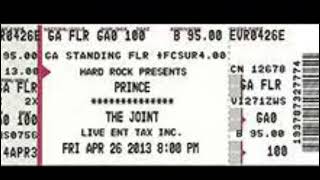 Prince 26 04 2013 Prince Las Vegas  The Joint at Hard Rock Hotel amp Casino Show 1 [upl. by Ahselaf941]