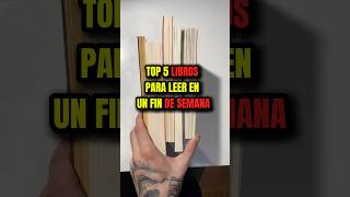 📚 5 LIBROS DE DESARROLLO PERSONAL PARA LEER ESTE FIN DE SEMANA librosrecomendados libroscortos [upl. by Terrej]