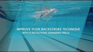 Backstroke Swimming Drills  Learn Backstroke Swimming Exercises  5 Best Backstroke Swimming Drills [upl. by Fia250]