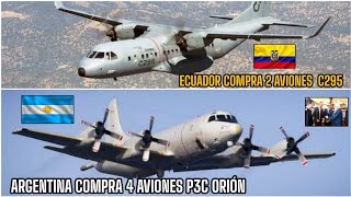 Argentina adquiere 4 aviones P3C Orion y Ecuador 2 aviones C295‼️😱🇦🇷 🇪🇨 [upl. by Jamel250]