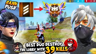 New Rank Season Showdown😱Duo VS Squad gameplay with Nrzzzzzzzz Bronze To Grandmaster  freefire [upl. by Akinirt572]