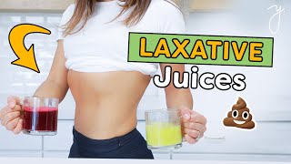 NATURAL LAXATIVE JUICES to Relieve Constipation and Reduce Bloating💩 [upl. by Salena]