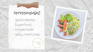 So machst du den perfekten SuperfoodSprossenSalat in 3min [upl. by Held771]