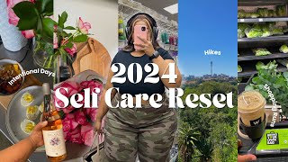 2024 Self Care Reset 💓  Intentional days… 2024 PreppingCreating RoutinesNotion Visionboard plans [upl. by Uird]