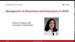 Management of Dissections and Aneurysms in VEDS [upl. by Zalucki]