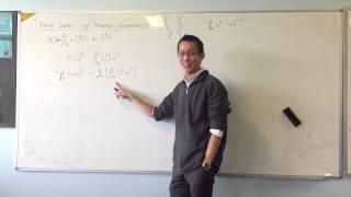 Finite Series w Binomial Coefficients Differentiation [upl. by Wager]