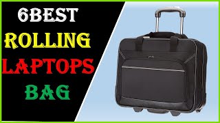 ✅The 5 Best Rolling Laptop Bags of 2023  Top 5  Best Rolling Laptop Bags in 2023  Buying Guide [upl. by Bloom659]