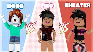 Tower Of Hell Noob Vs Pro Vs Cheater Roblox [upl. by Countess598]