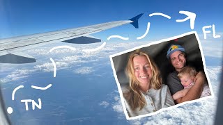 Flying with a 10 Month Old vacation vlog [upl. by Narcissus870]