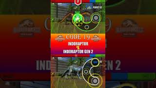 INDORAPTOR VS INDORAPTOR GEN 2  JURASSIC WORLD THE GAME [upl. by Myca]