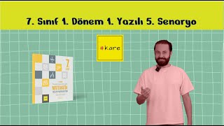 7 Sınıf 1 Dönem 1 Yazılı 5 Senaryo Açık Uçlu Sorular  Kare Yayınları [upl. by Edya]