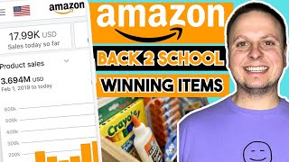 Amazon FBA 2024 BACK TO SCHOOL SUPPLIES REVEALED I Made 60000 PROFIT Doing This [upl. by Yrelbmik]