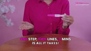 Easy Home Pregnancy Test  iknow Advance Midstream Pregnancy Kit  iwoman  Piramal [upl. by Wernick786]