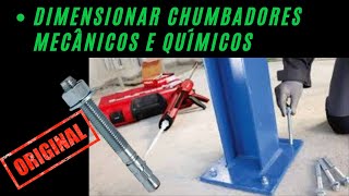 Como dimensionar Chumbadores Químicos e mecânicos [upl. by Aran]