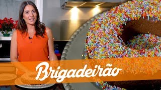 Brigadeirão  Receita do Junior Bake Off [upl. by Jemmy220]