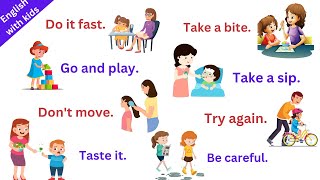 Speak English With Kids  Spoken English for kids  Daily use English sentences [upl. by Blanka]