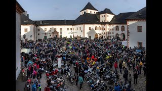 Schloss Augustusburg 50 Wintertreffen lockt 8000 MotorradFans [upl. by Bury176]