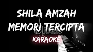 Memori Tercipta  Shila Amzah Karaoke Akustik By Music [upl. by Bren]