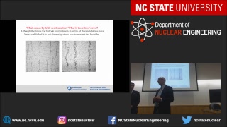 Progress Energy Distinguished Technical Lecture Hydrogen in Zirconium Alloy Nuclear Fuel Cladding [upl. by Anilehcim]