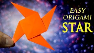 How to make an Easy Origami 4Pointed Star [upl. by Amron499]