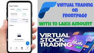 Front Page Paper Trading  paper trading for beginners  Virtual Trading App  Rahul Karwal [upl. by Niliram]