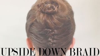 How to do an Upside Down Braided Ponytail [upl. by Triplett]