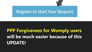 Womply PPP Loan Forgiveness will be much easier because of this UPDATE Find out how to apply [upl. by Ruffin]