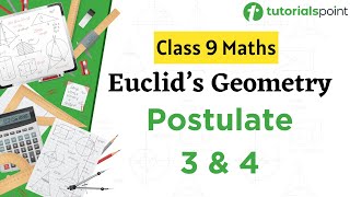 Class 9 Maths  Euclid’s Postulates Class 9  Part 2  Euclid’s Geometry  Tutorialspoint [upl. by Sacksen652]