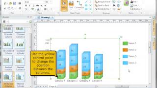 Set Column Chart Options EdrawMax [upl. by Hcra]