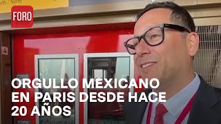 Él es el mexicano que desde hace 20 años trabaja en la Torre Eiffel  Las Noticias [upl. by Erehc]